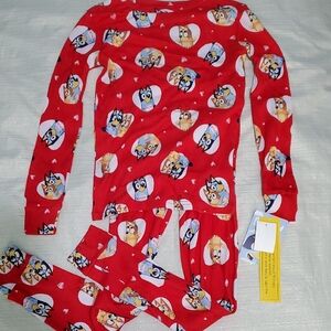 Bluey Heart Pajamas